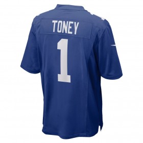 Miesten New York Giants NFL Pelipaita Kadarius Toney 1 Nike Royal 2021 NFL Draft